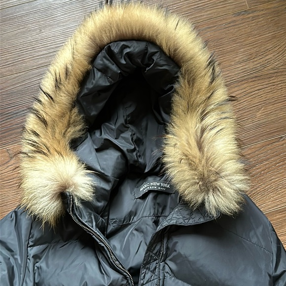 Andrew Marc New York Puffer Fur Jacket M/L - Picture 3 of 17